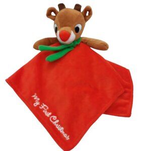 Rudolph the Red-Nosed Reindeer My First Christmas Red Baby Security Blanket 2014